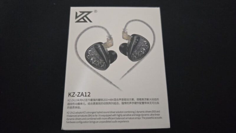 KZ ZA12開封前の写真