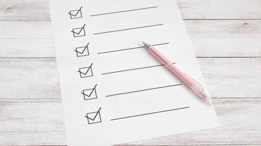 チェックリストのイメージ画像